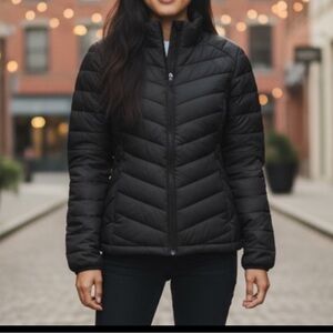 Women's Black Puffer Jacket